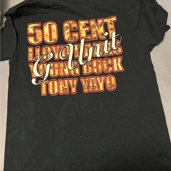 T-shirt Hip-Hop 50 Cent Tour - Coton, Manches Courtes - Homme/Femme, Tailles XS-3XL - Style Streetwear